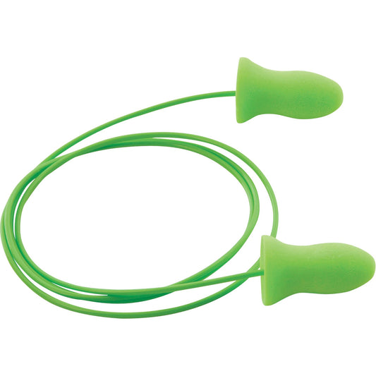 Meteors® Foam Earplugs, Bulk - Box, Corded