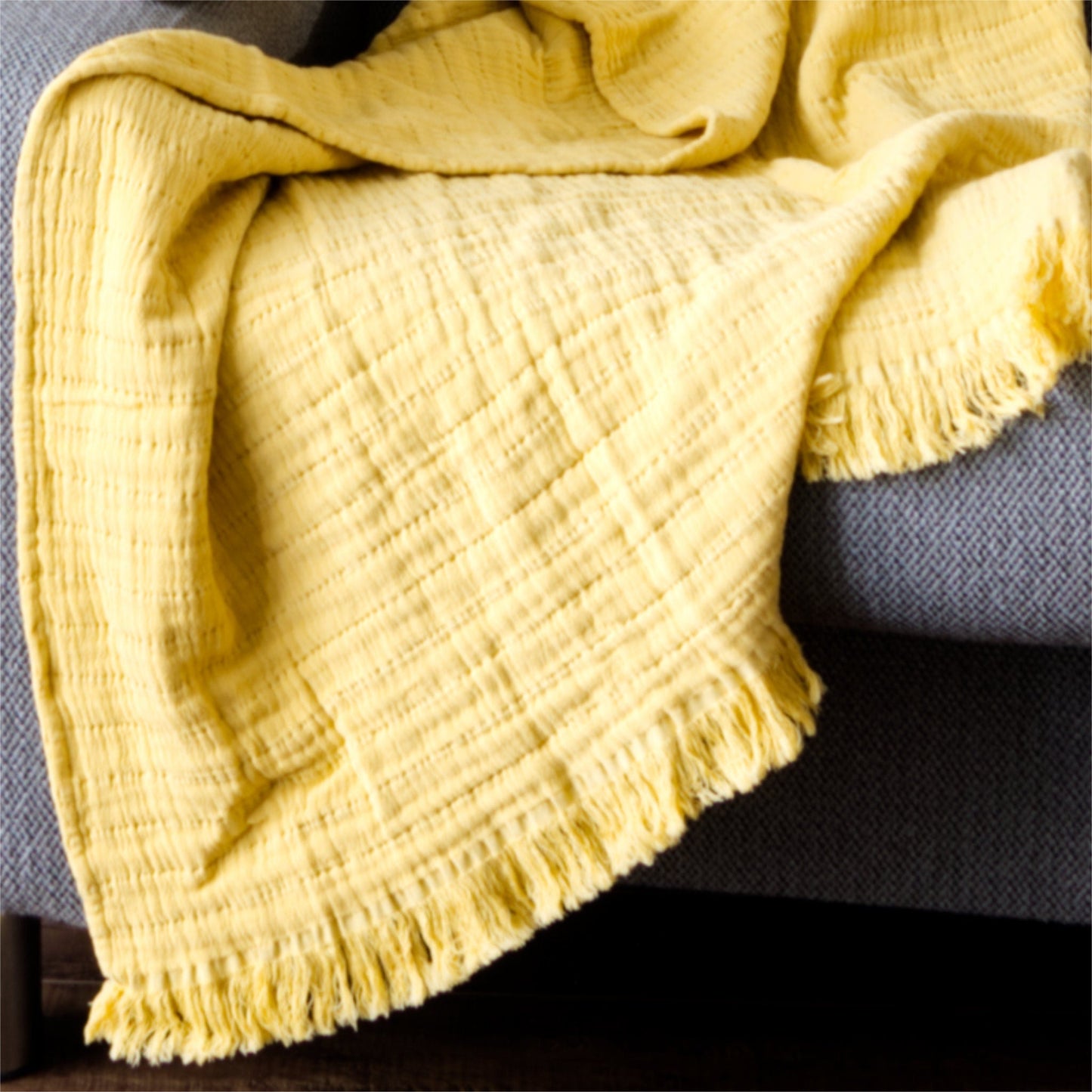 Wearable Seersucker Throw: 2 Colors