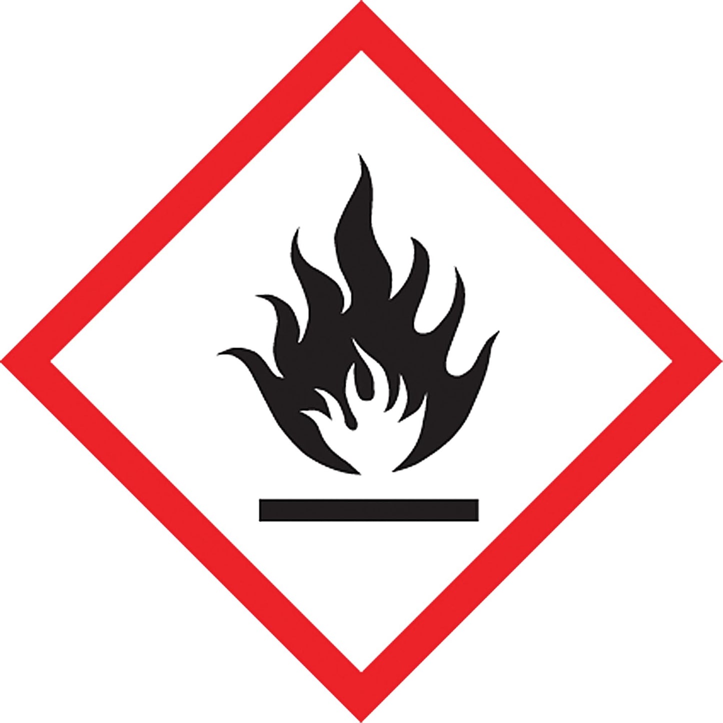 GHS Pictogram Labels, Vinyl, Roll, 1" L x 1" W