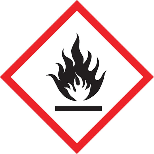 GHS Pictogram Labels, Vinyl, Roll, 1" L x 1" W