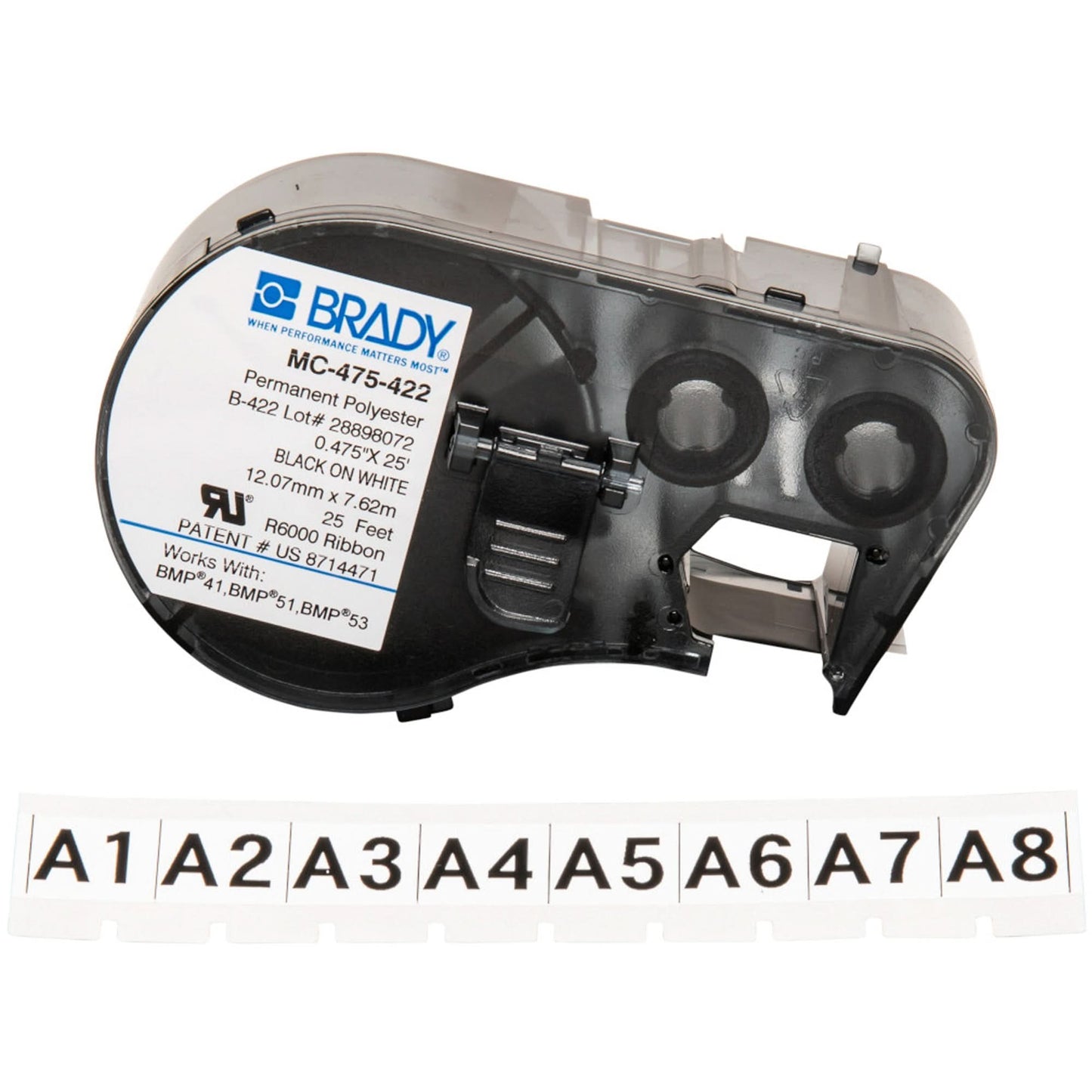 Label Maker Cartridge, Black