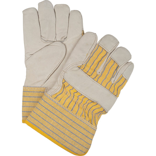 Gants d'hiver ajustés grand format, paume en cuir de bovin pleine fleur, doublure intérieure ThinsulateMC, chaleur supérieure