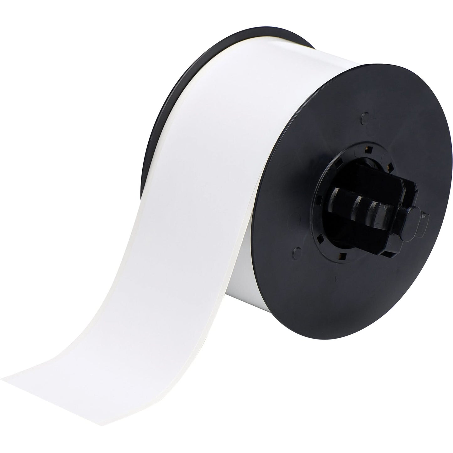 B-595 Indoor/Outdoor Grade Printer Tape, Vinyl, Yellow, 100" Width