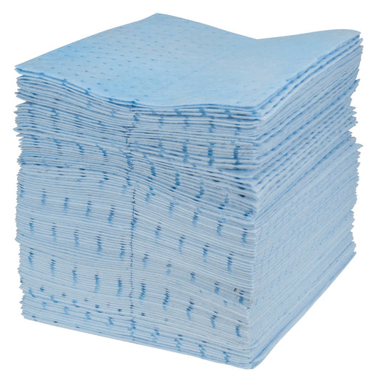 Tampon absorbant bleu lié