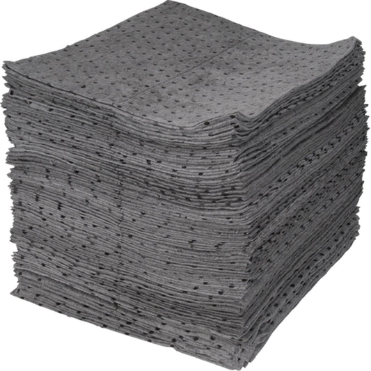 Premium Bonded Sorbent Pads, Universal, 15" x 17", 30 gal. Absorbancy