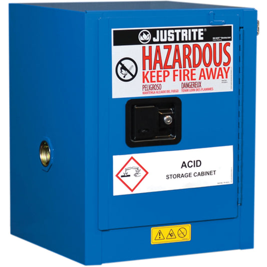 Armoires de sécurité de paillasse pour matières dangereuses ChemCor® doublées, 4 gal., 17" x 22" x 17"