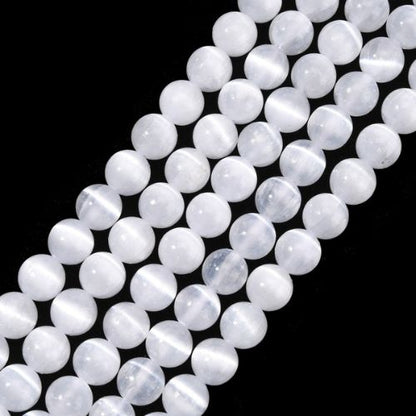 Satin Spar Gemstone Beads