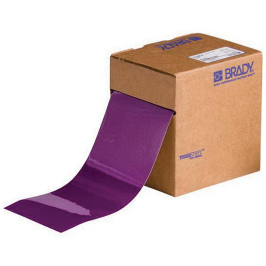 ToughStripe® Floor Marking Tape, 4" x 100', Polyester, Purple