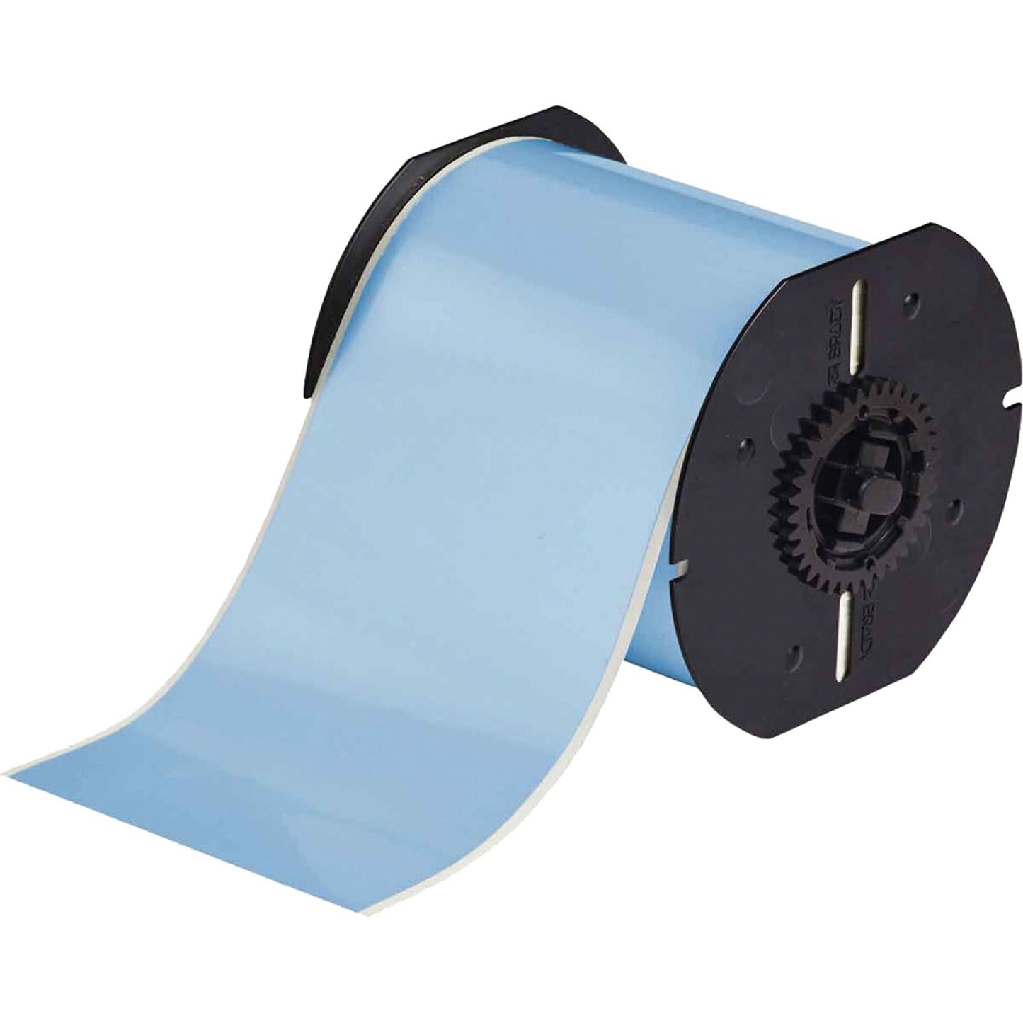 Low-Halide Printer Tape, Polyester, Blue, 4" Width