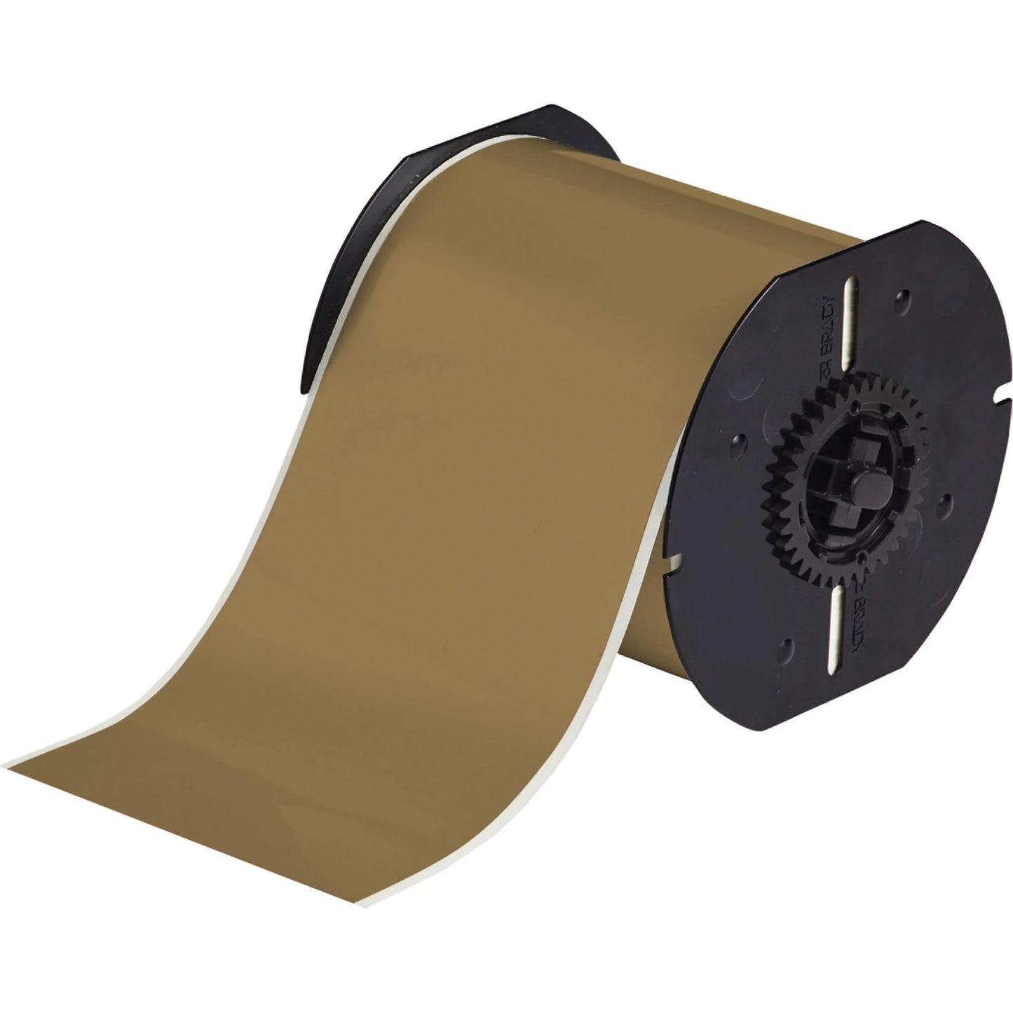 Printer Tape, Vinyl, Gold, 4" Width