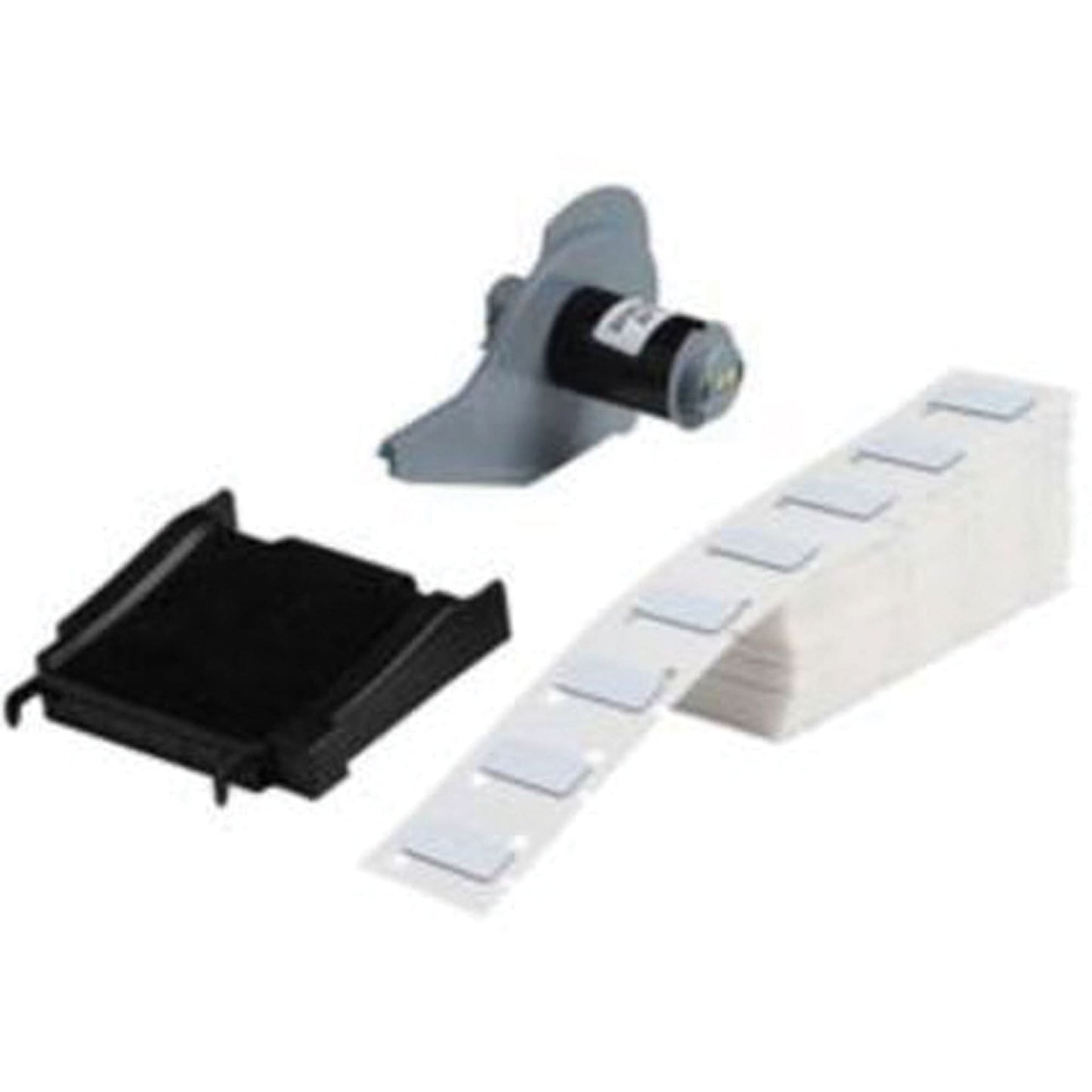 Raised Panel Labels, Polyester, 1.06" L x 0.49" H, White