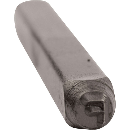 Individual Standard General Purpose Steel Hand Stamp Pieces, F, 1/2"