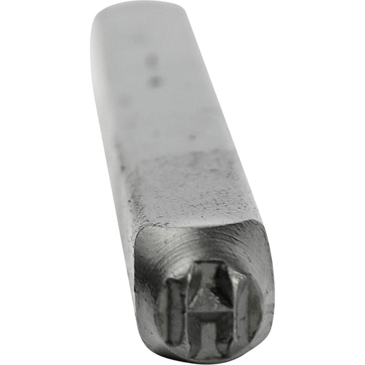 Individual Standard General Purpose Steel Hand Stamp Pieces, H, 1/8"