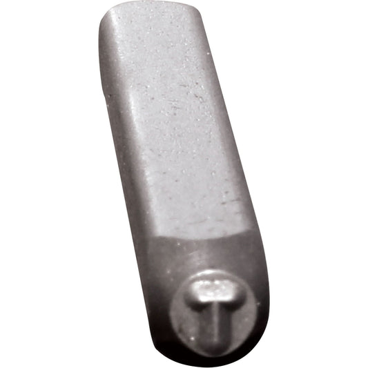 Individual Standard General Purpose Steel Hand Stamp Pieces, T, 1/8"