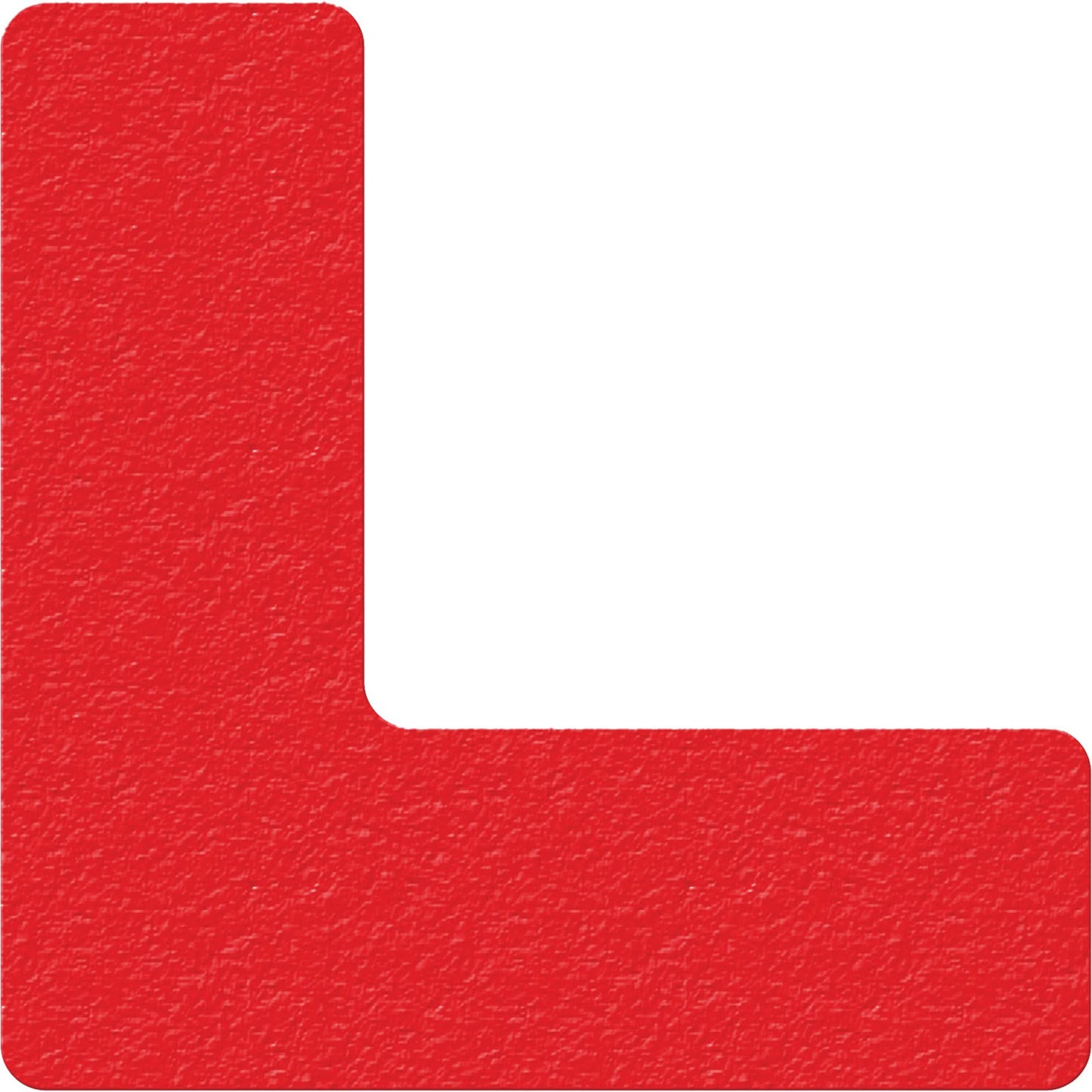 Lean 5S Manufacturing Markers, L, 6" L x 6" W, Red, Vinyl