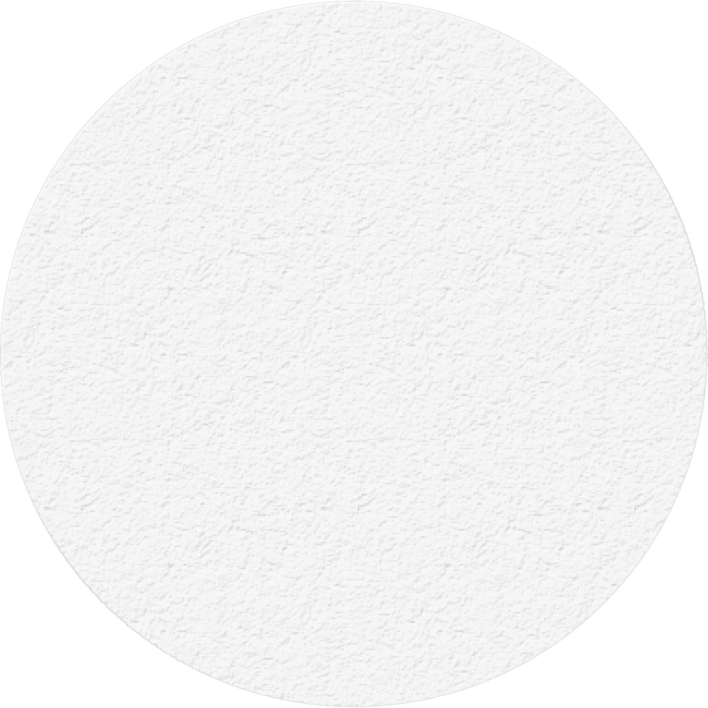 Lean 5S Manufacturing Markers, Circle, 6" L x 6" W, White, Vinyl
