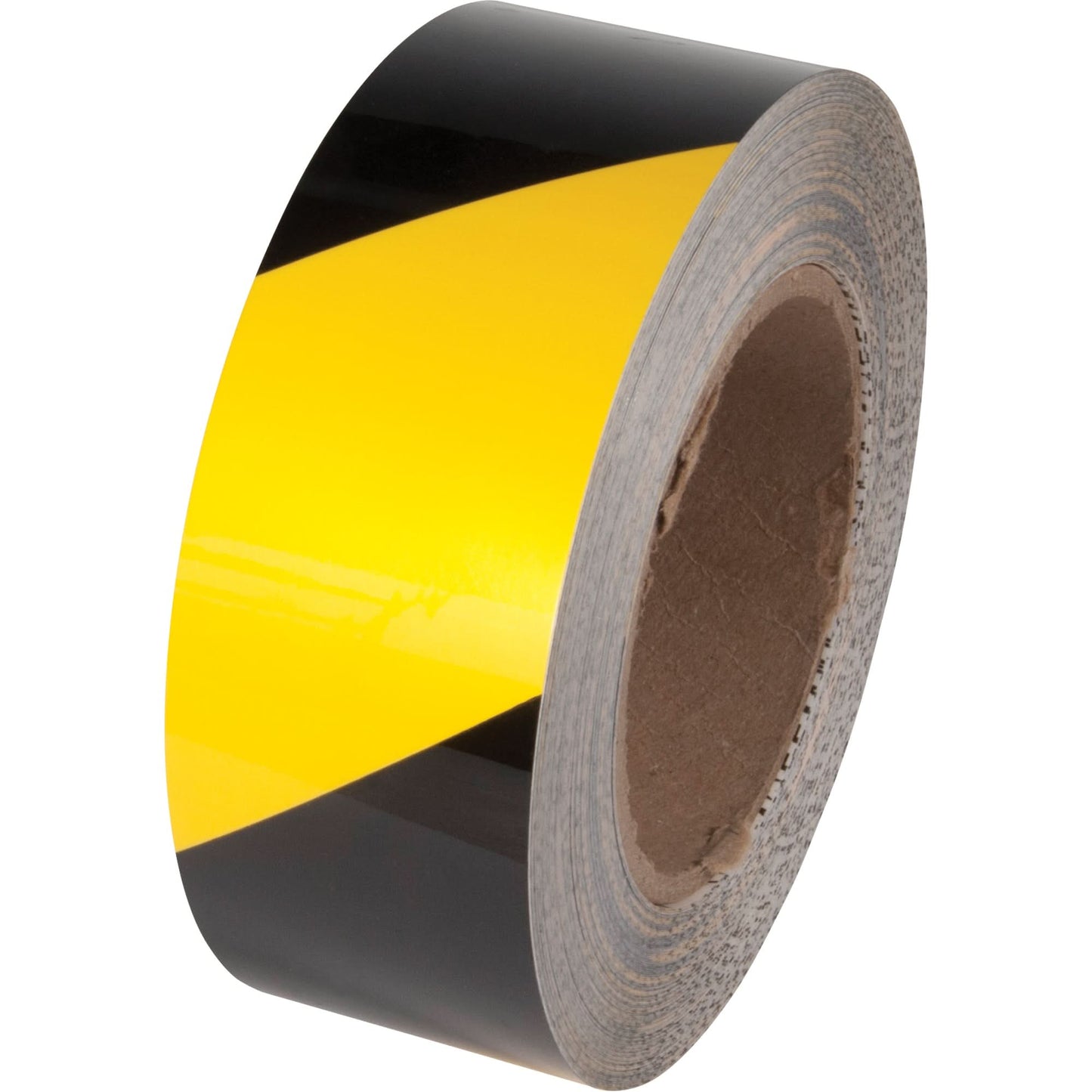 Tuff Mark® Floor Marking Tape, 2" x 100', Polyester, Black and Yellow