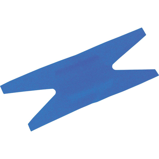 Dynamic™ Blue Adhesive Strips, Knuckle, 3", Fabric Metal Detectable, Sterile