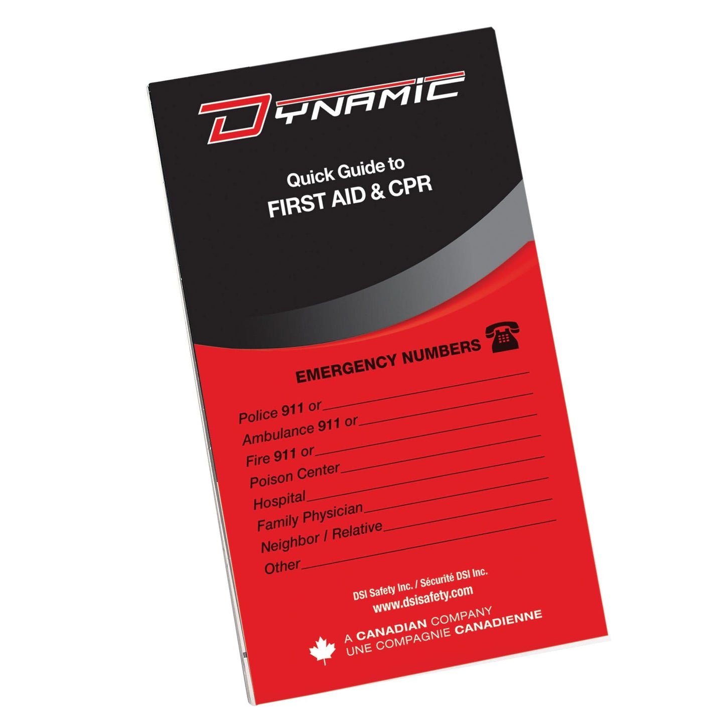 Guide de poche de premiers secours Dynamic™
