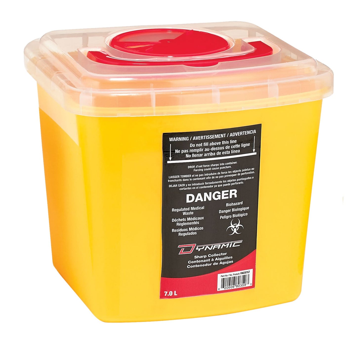 Dynamic™ Sharps® Container, 7 L Capacity