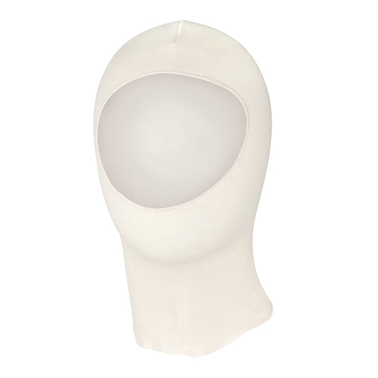 Cagoule de protection, coton, blanche