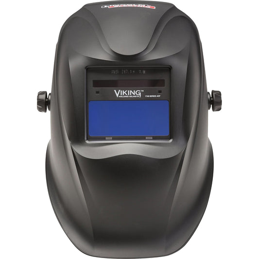1740 Welding Helmet, 3.78" L x 1.67" W View Area, 9 - 13 Shade Range, Black