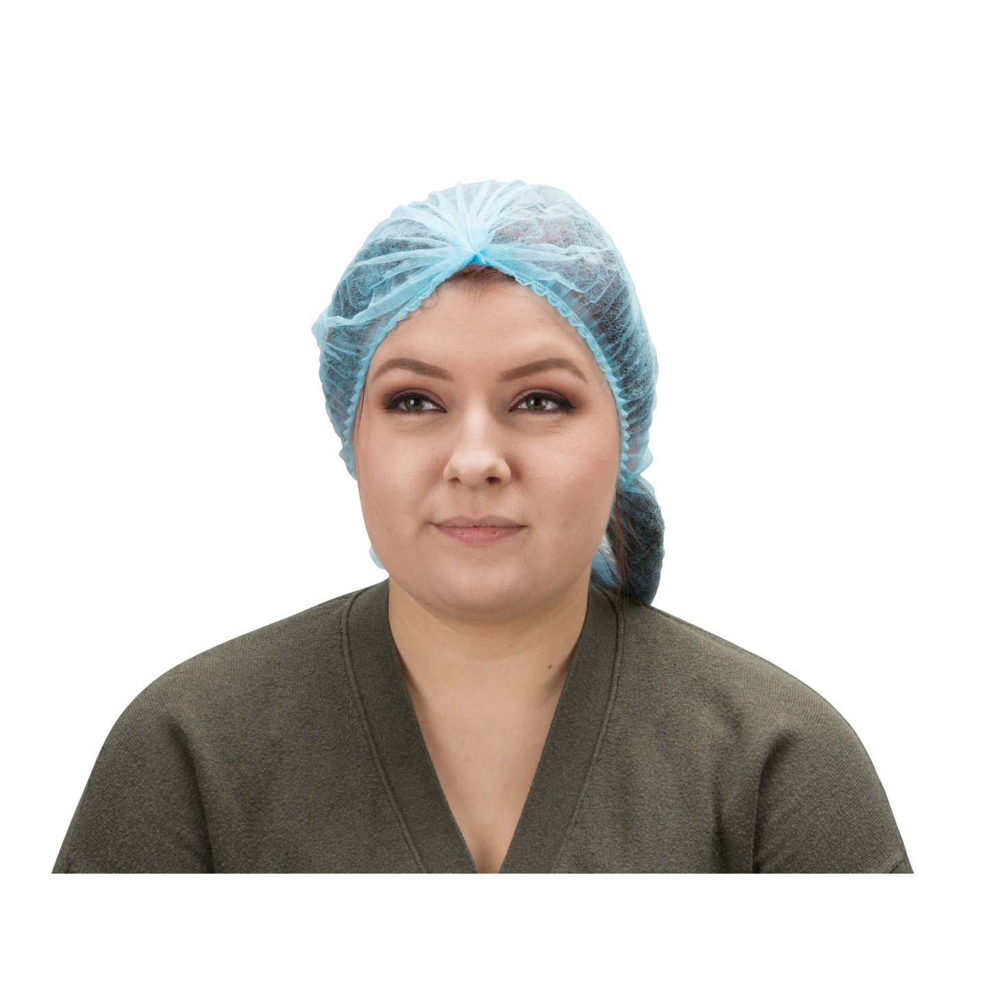 Calot bouffant plissé