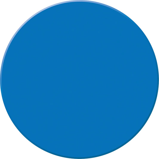 Marquage de sol robuste Tough-Mark™, cercle, 3,5 po L x 3,5 po l, bleu, polyéthylène
