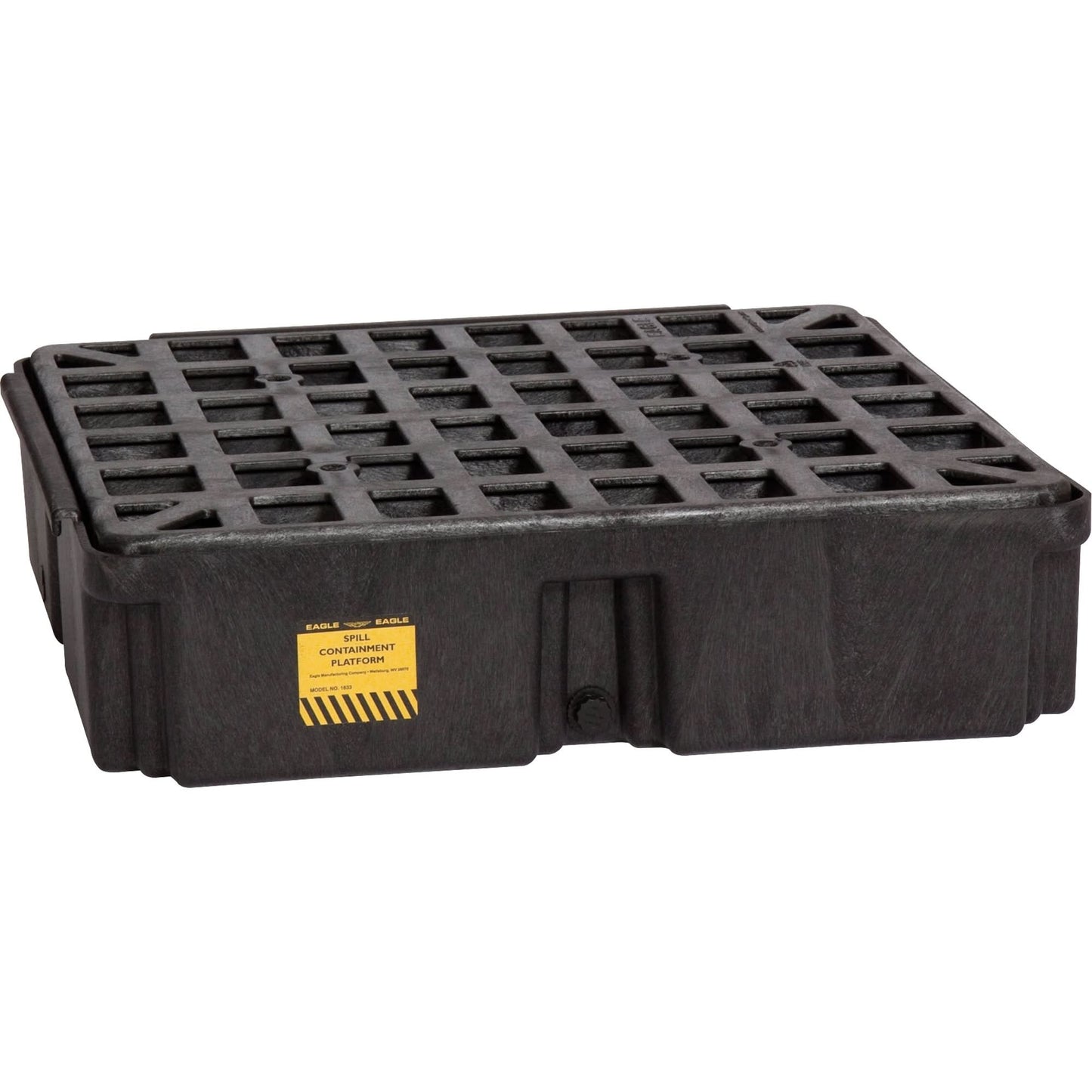 Modular Spill Platform, 15 US gal. Spill Capacity, 26" x 26.25" x 6.5"