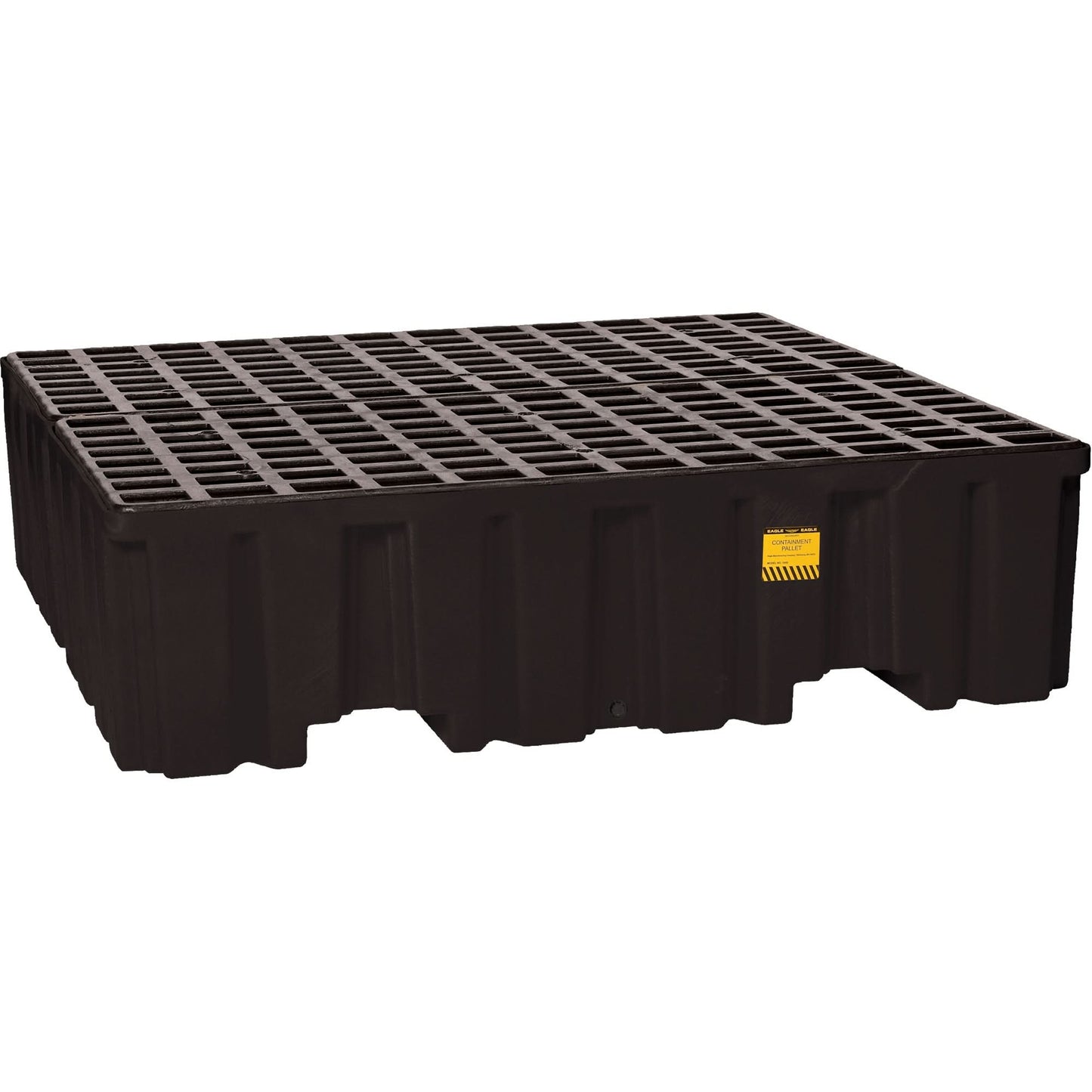 Spill Containment Pallet, 132 US gal. Spill Capacity, 51" x 52.5" x 13.75"