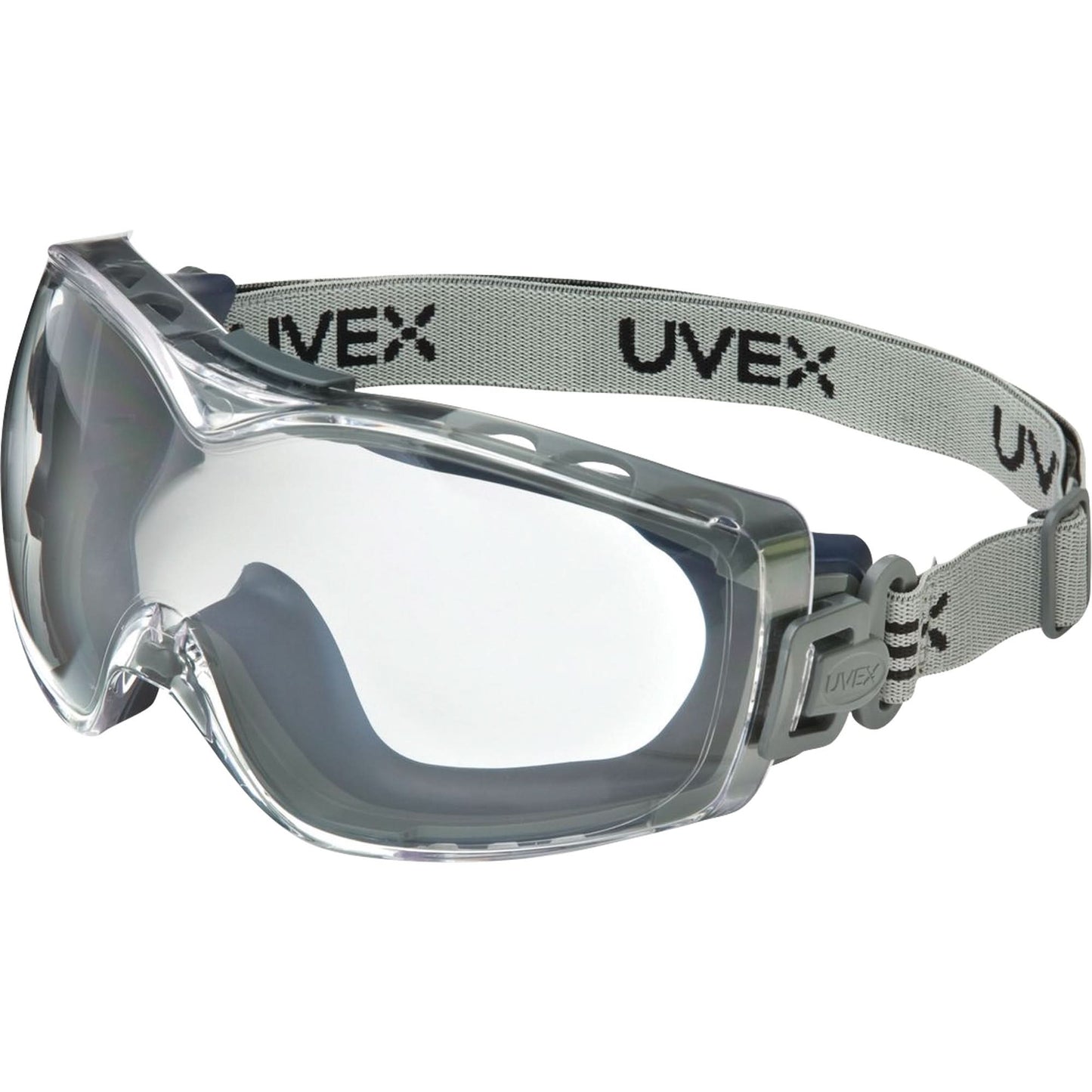 Lunettes-masque de sécurité Uvex HydroShield® Stealth® OTG, verre transparent, antibuée/anti-rayures, ventilation indirecte