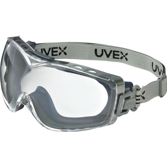 Lunettes-masque de sécurité Uvex HydroShield® Stealth® OTG, verre transparent, antibuée/anti-rayures, ventilation indirecte