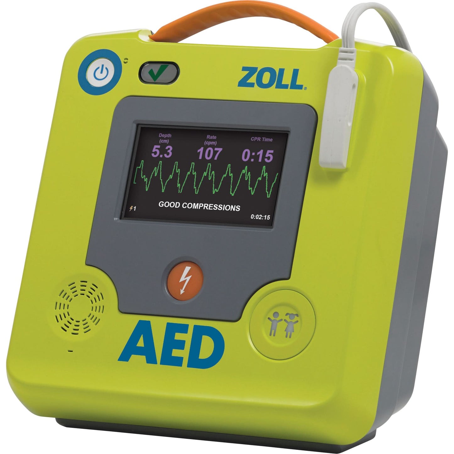 Défibrillateur DAE 3™ BLS pour secouristes professionnels, semi-automatique, français, classe 4