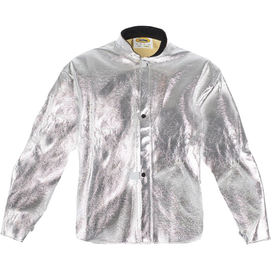 Heat Resistant Jacket, Large, Aluminized Kevlar®