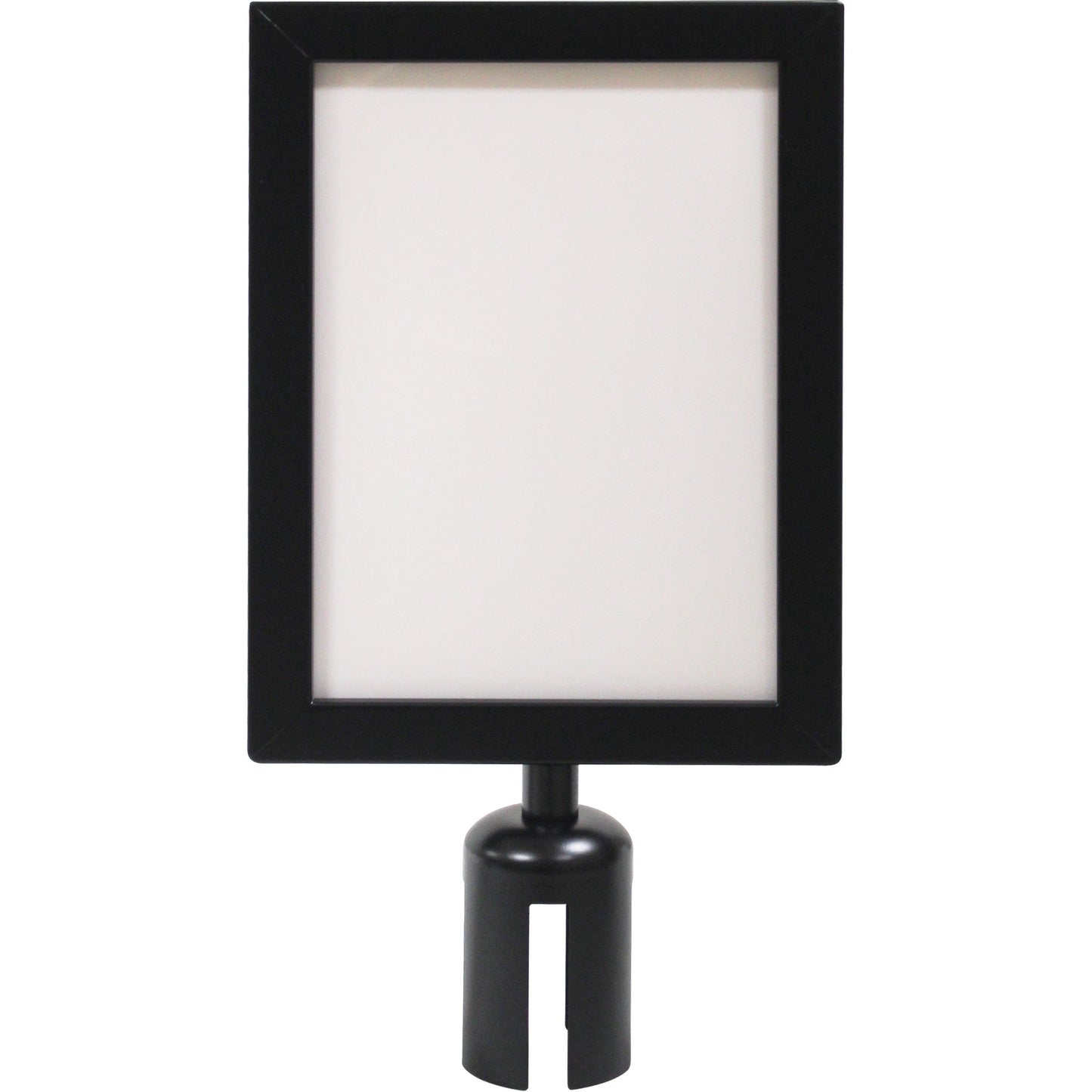 Sign Frame for Crowd Control Post, Black