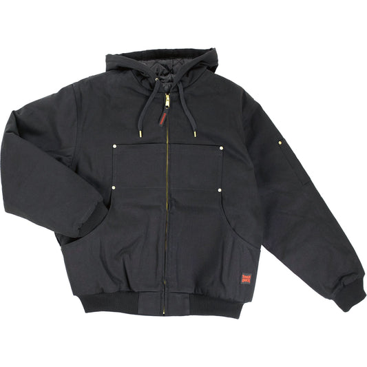 Hooded Duck Bomber Jacket, Men's, 5X-Large (Tall), Black