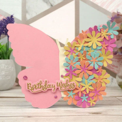 Luxury Shaped Card Blanks & Envelopes - Butterfly
