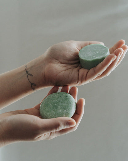 Shampooing solide | Menthe poivrée + Eucalyptus