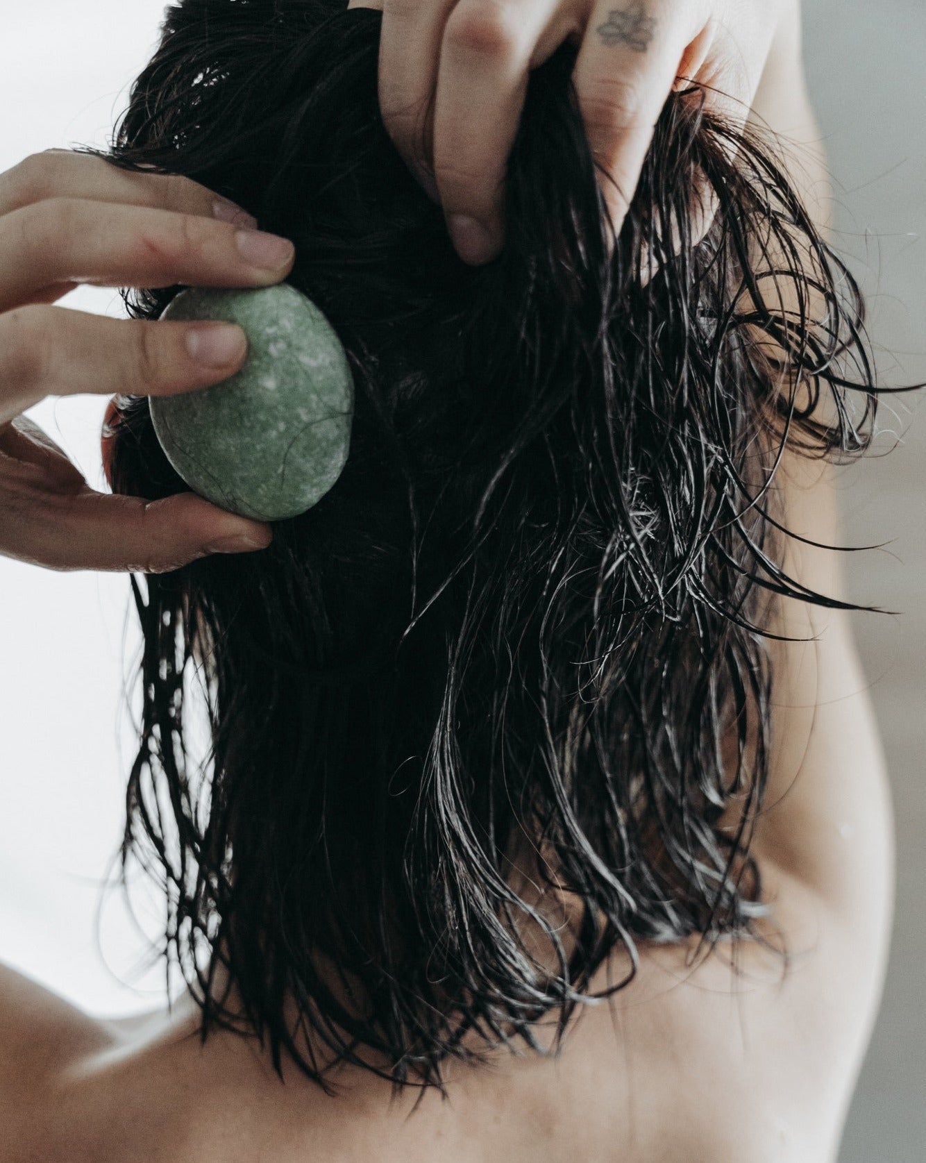 Shampooing solide | Menthe poivrée + Eucalyptus
