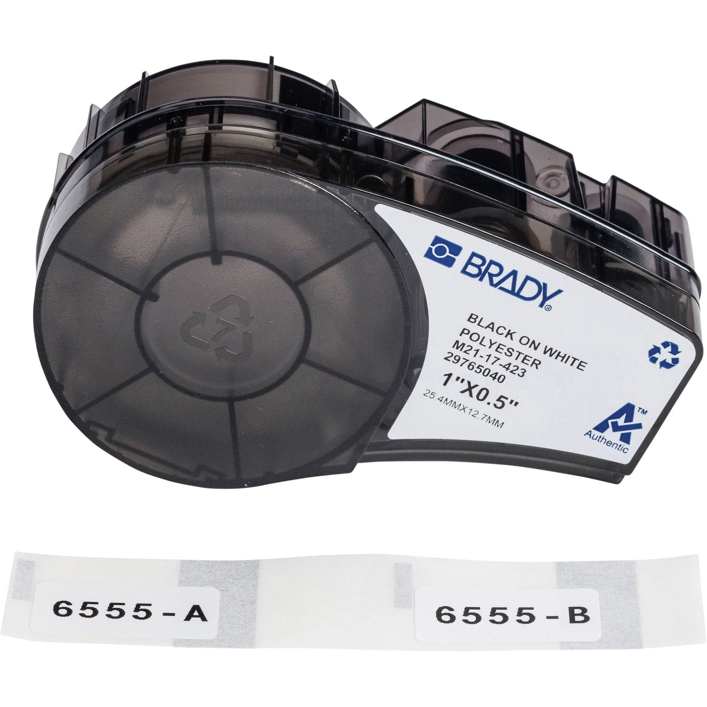 Harsh Environment Multi-Purpose Labels with Ribbon, Black