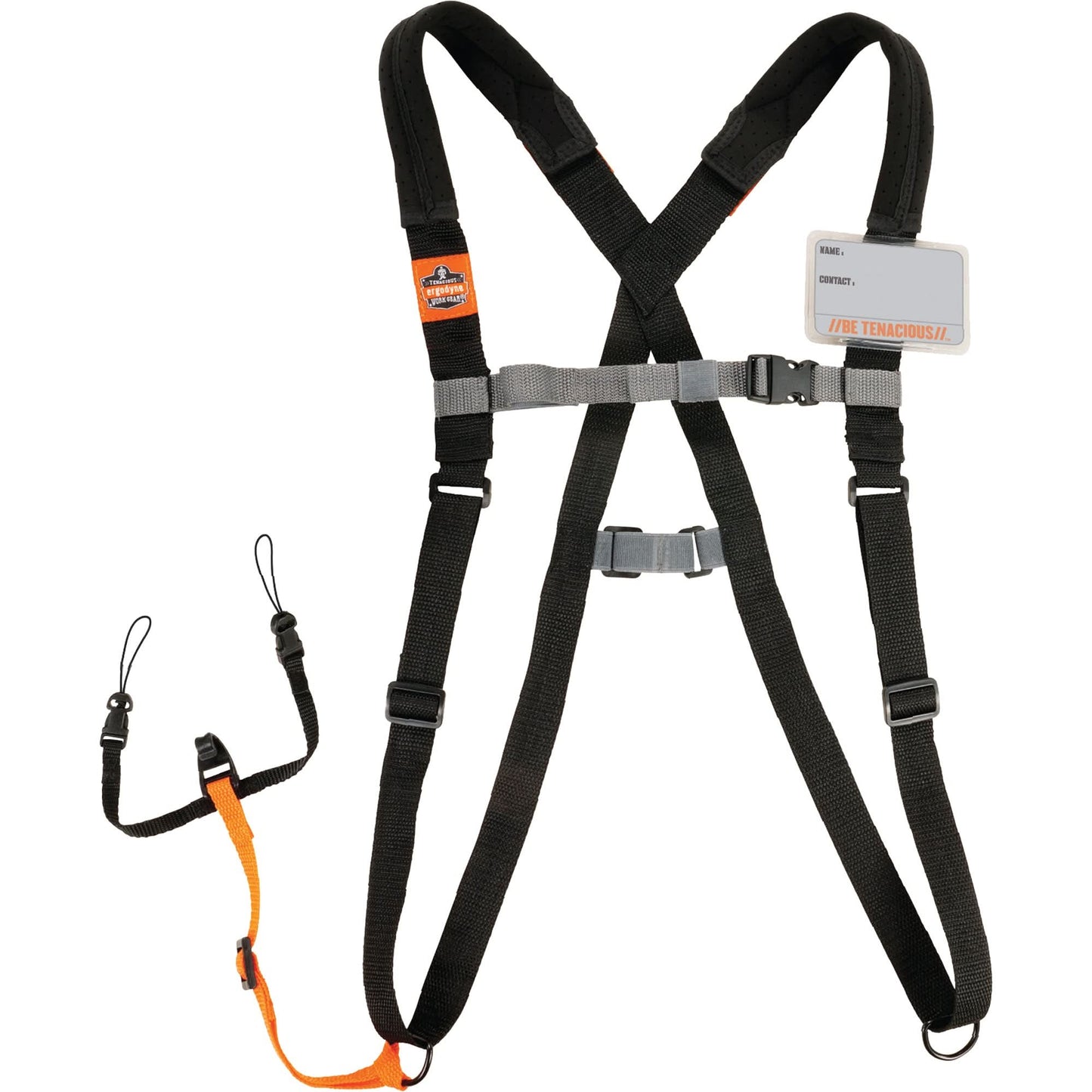 Squids 3138 Padded Barcode Scanner Harness & Lanyard for Mobile Computers, Fixed Length, Loop