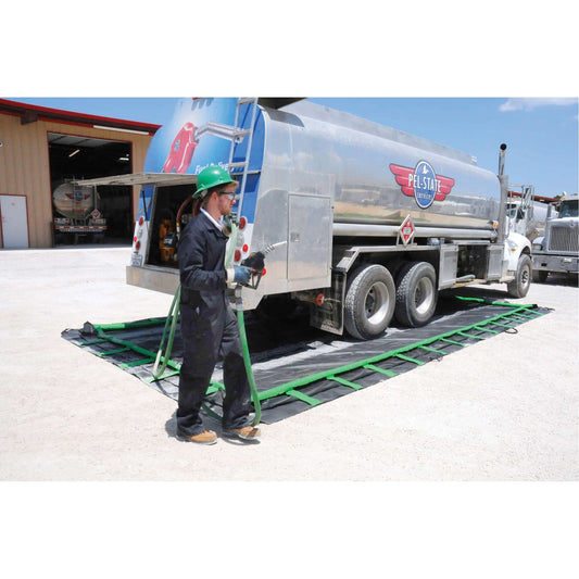 Rapid Rise Ultra-Containment Berm®, Capacité de 25 482 L, 4,57 m (L) x 18,29 m (l) x 0,30 m (H), Paroi en mousse