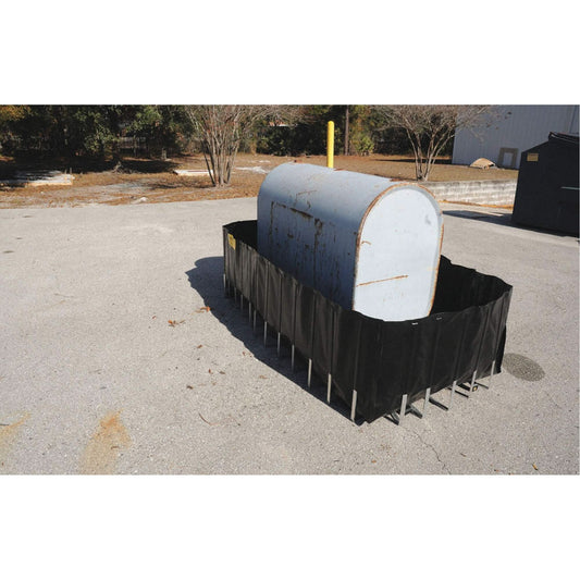 Ultra-1000 Containment Sump® Flexible Fuel Tank Container with Drain, 162" L x 78" W, 1150 US gal. Capacity