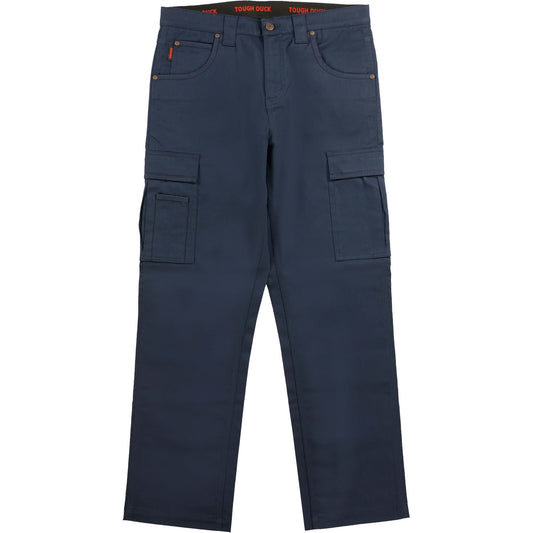 WP100 Work Pants, Cotton/Spandex, Navy Blue, Size 12, 30 Inseam