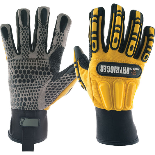 The Original Dryrigger Gloves, 7/Small, Suede Palm, Slip-On Cuff