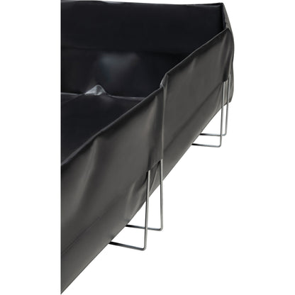 Wire Bracket Berm, 268 US gal. Capacity, 6' W x 6' L x 12" H, L-Bracket