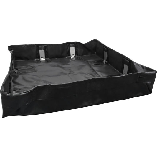 Collapsible Berm, 538.5 US gal. Capacity, 12' W x 12' L x 6" H, Snap-Up Bracket