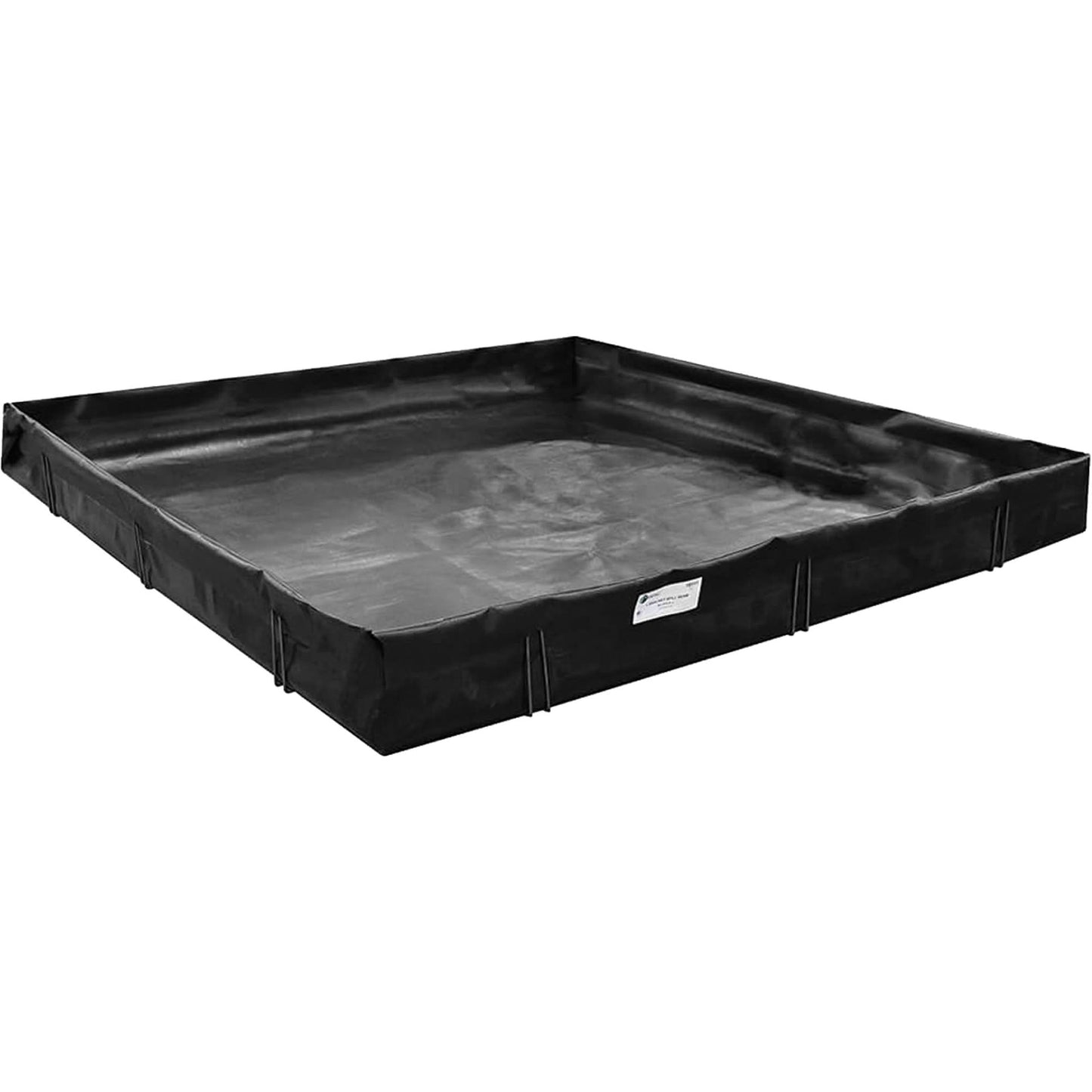 Spill Containment Berm, 9350 US gal. Capacity, 50' W x 25' L x 1" H, L-Bracket