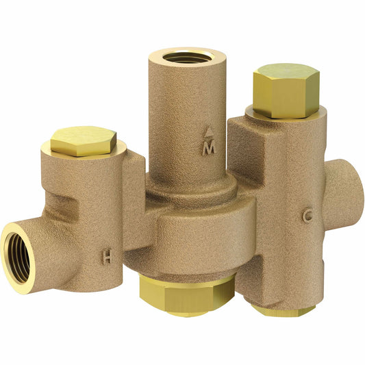 Low Capacity Thermostatic Mixing Valve for Individual Eye/Face Wash Stations, 2 - 35.1 GPM