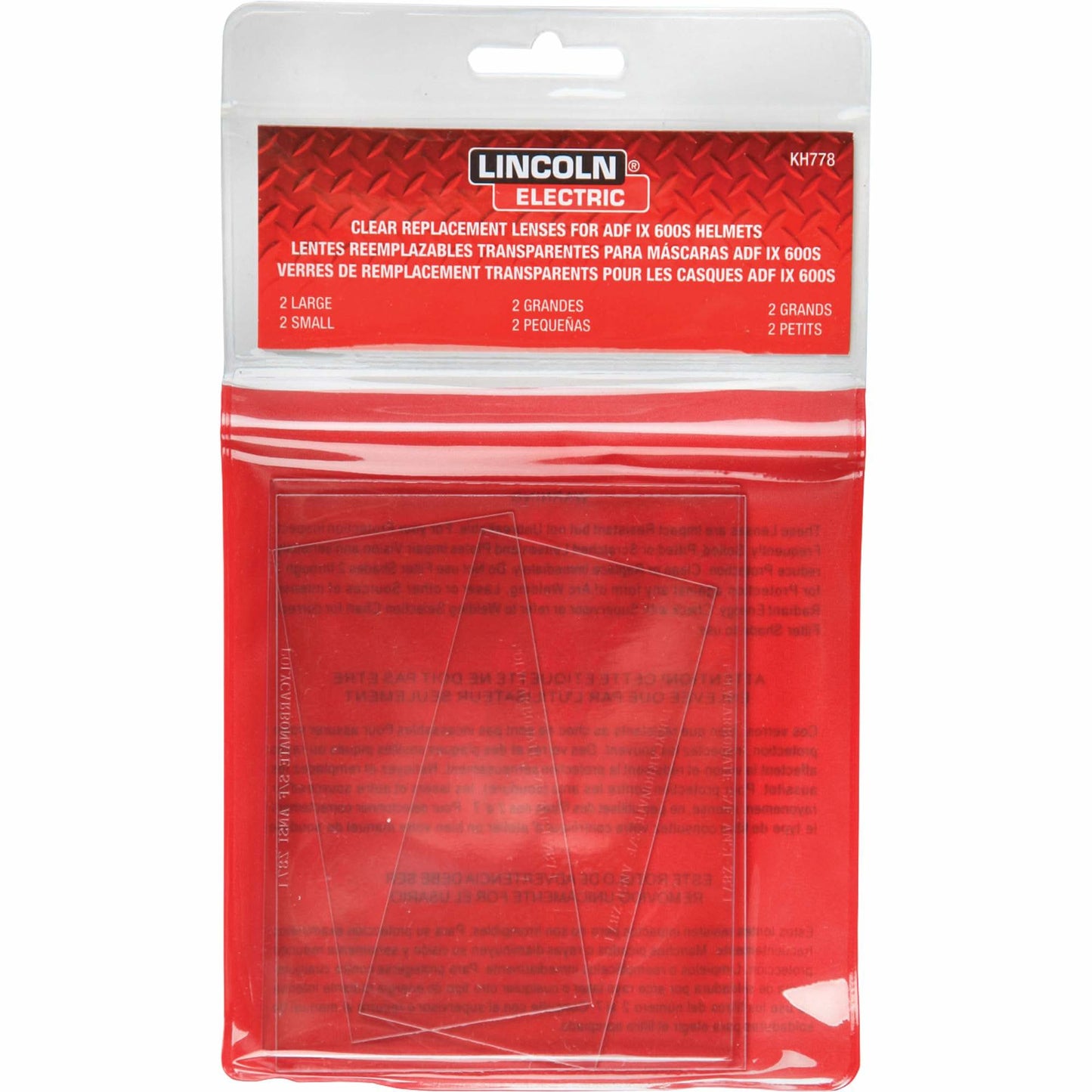 Kit de lentilles de protection, intérieur/extérieur